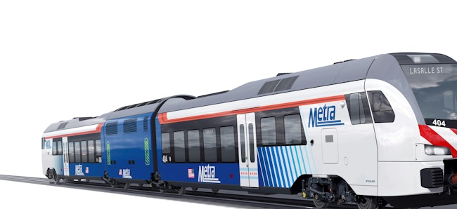 Stadler has estimated delivery of the battery electric trainsets to Metra in 2027-2028.