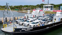 JTA's St. Johns River Ferry returns to service following three week hiatus. JTA's St. Johns River Ferry returns to service following three week hiatus.