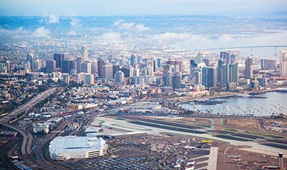 SANDAG Board combining state, federal environmental process for transit to airport connection.