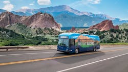 GILLIG zero-emission bus. GILLIG zero-emission bus.