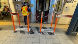 NYC Transit enhances visibility of no-standing zone pilot.