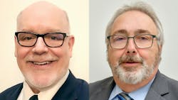 Executive Director of Transit Systems and Asset Support Dan Blair (left) and Executive Director of Maintenance Operations John Weston (right). Executive Director of Transit Systems and Asset Support Dan Blair (left) and Executive Director of Maintenance Operations John Weston (right).