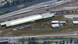 Amtrak's Penn Coach Yard maintenance facility will be one of six facilities that will be built to help modernize maintenance practices. Amtrak's Penn Coach Yard maintenance facility will be one of six facilities that will be built to help modernize maintenance practices.