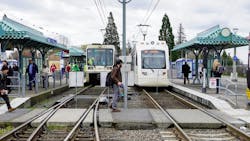 TriMet reopens expanded Gateway Transit Center. TriMet reopens expanded Gateway Transit Center.