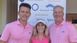 Rays the Mark founders Ray Melleady, left, and March Aesch, right, with 2023 Honoree Lauren Cochran Scoville at the 2023 Golf Outing. Rays the Mark founders Ray Melleady, left, and March Aesch, right, with 2023 Honoree Lauren Cochran Scoville at the 2023 Golf Outing.