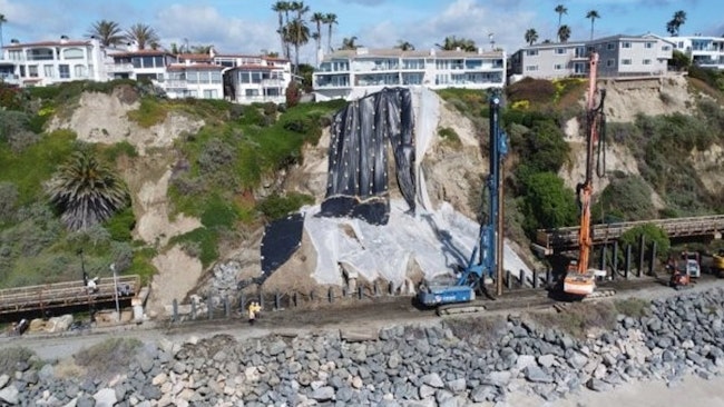 Amtrak Pacific Surfliner resumes limited passenger service through San Clemente.