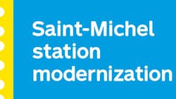 STM has begun renovation work at Saint Michel M&eacute;tro station.