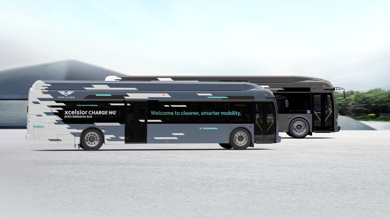 New Flyer's Xcelsior CHARGE NG buses.