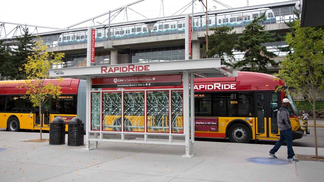 The RapidRide J Line BRT.