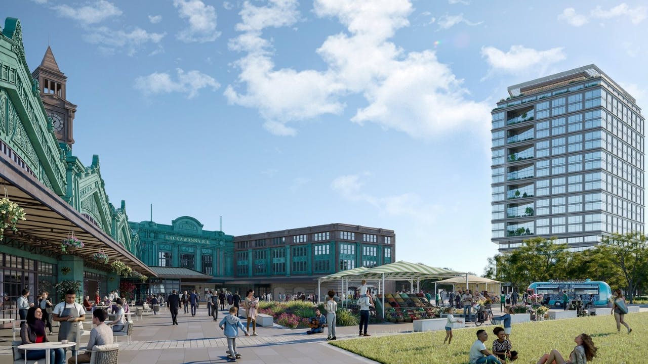 A rendering of the Hoboken Connect Project.