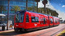 San Diego MTS 5001 Trolley Car.