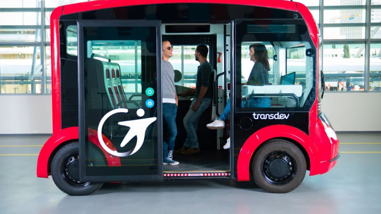 A Transdev AV shuttle.