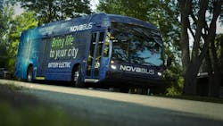 File image of a Nova Bus LFSe+ vehicle.