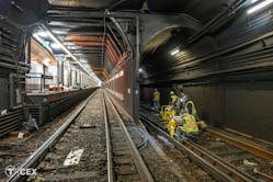 Infrastructure improvements were accomplished along the Orange Line.