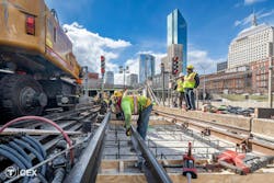 Crews worked in critical track areas during this Orange Line diversion. Crews worked in critical track areas during this Orange Line diversion.
