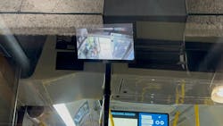 NYC Transit unveils security monitor screen pilot. NYC Transit unveils security monitor screen pilot.