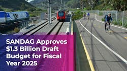 SANDAG Board of Directors approves draft of $1.3 billion FY25 budget.