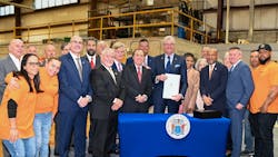 New Jersey Gov. Murphy renews state’s Transportation Trust Fund for five years. New Jersey Gov. Murphy renews state’s Transportation Trust Fund for five years.