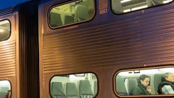 Caltrain ships off 32 gallery cars to make room for electric train fleet. Caltrain ships off 32 gallery cars to make room for electric train fleet.