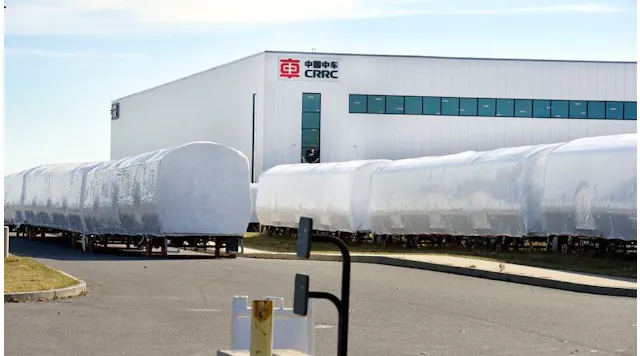 Caltrain’s first complete electric multiple unit trainset assembled ...