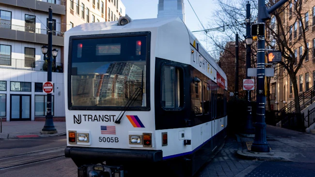 NJ Transit train.
