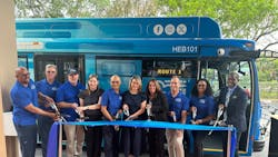City of Hallandale Beach, Fla., launches all-electric bus fleet.