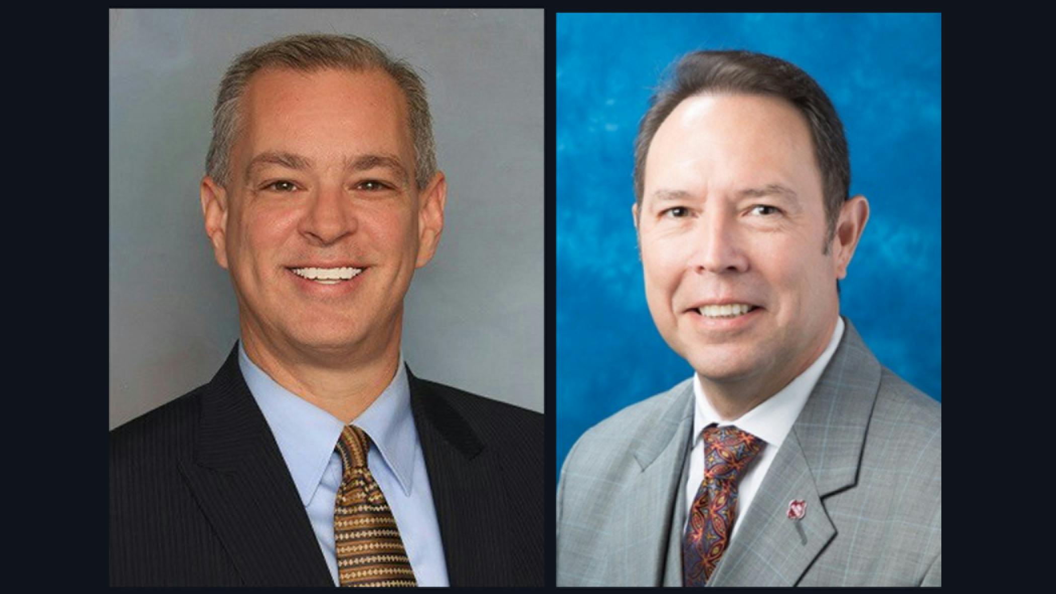 VIA Metropolitan Transit CAO John Clamp (left) and VIA Metropolitan Transit Vice President of Planning and Development Rod Sanchez (right).