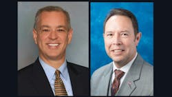 VIA Metropolitan Transit CAO John Clamp (left) and VIA Metropolitan Transit Vice President of Planning and Development Rod Sanchez (right). VIA Metropolitan Transit CAO John Clamp (left) and VIA Metropolitan Transit Vice President of Planning and Development Rod Sanchez (right).
