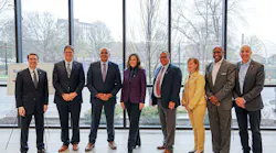FHWA Administrator Shailen Bhatt joins officials from the city of Kalamazoo, Mich., to celebrate nearly $38 million in PROTECT grant funding.