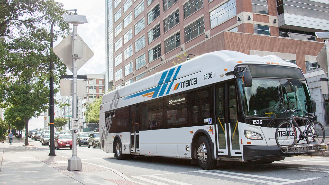 MARTA bus.