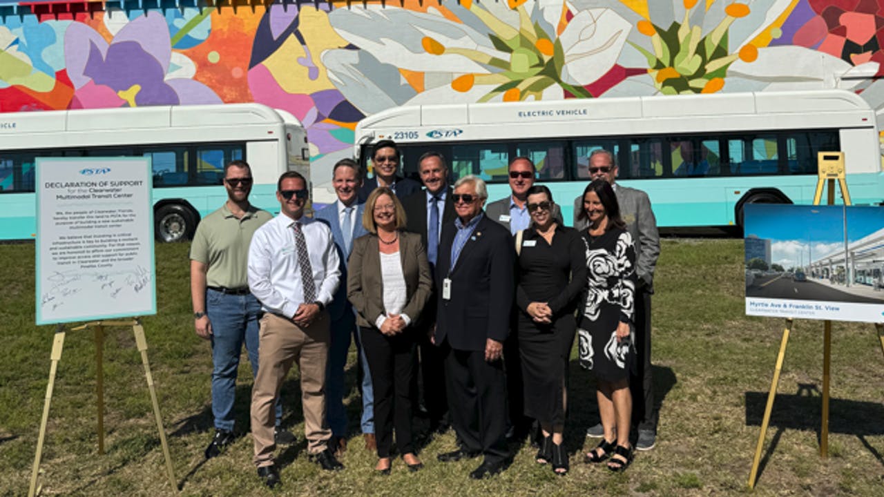 PSTA and the city of Clearwater Fla., have swapped land to build a new multimodal transit center.