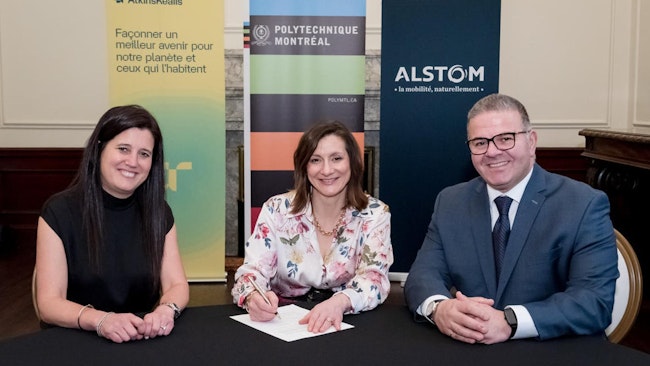 Polytechnique Montréal, Alstom and AtkinsRéalis partner to develop rail mobility expertise.