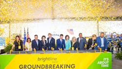 Brightline West breaks ground on first high-speed rail system in U.S. Brightline West breaks ground on first high-speed rail system in U.S.