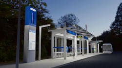 City of London, Ontario, has received the first shelter for its BRT program. City of London, Ontario, has received the first shelter for its BRT program.