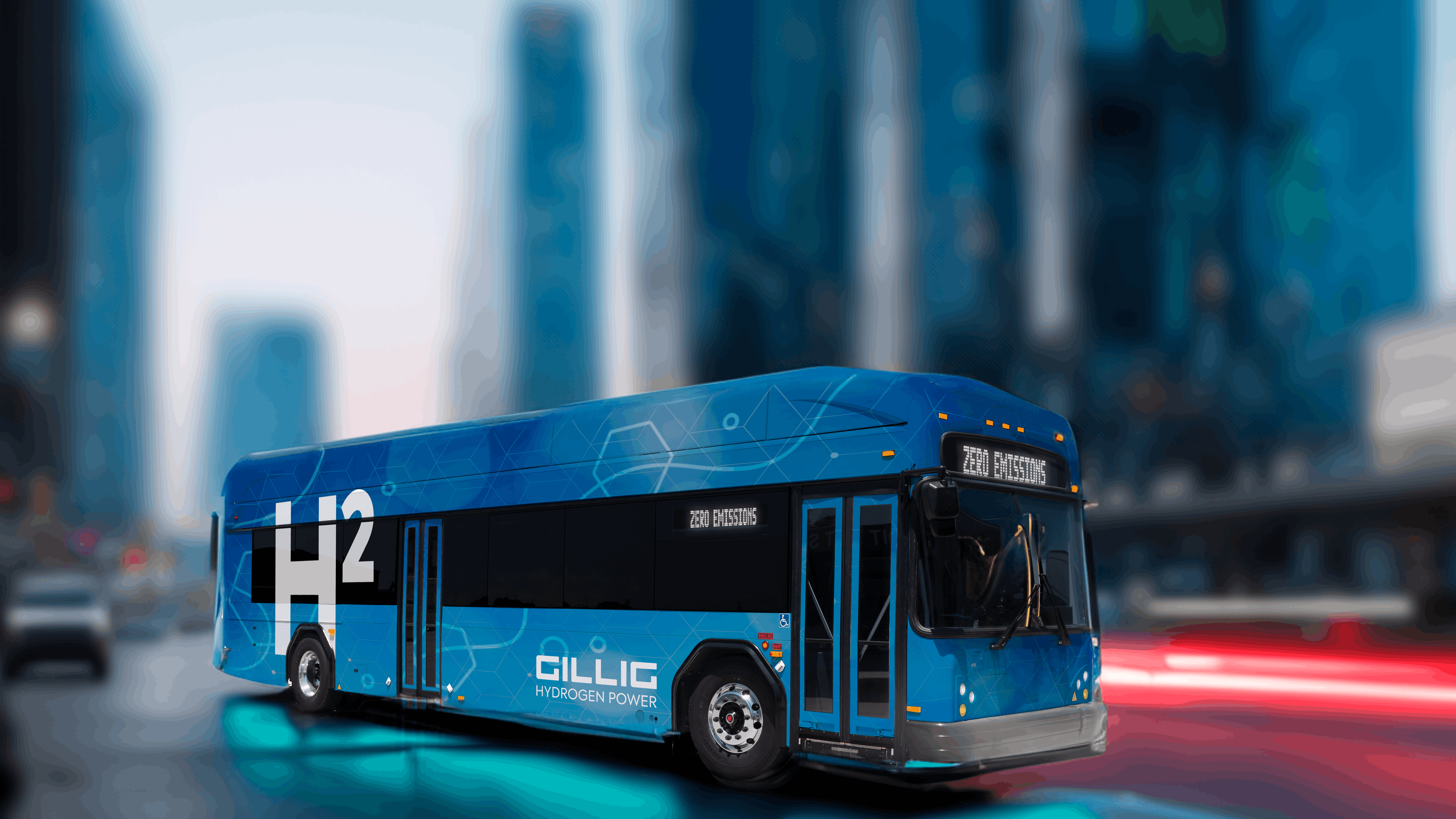 GILLIG has rolled out its new hydrogen fuel cell powered bus.