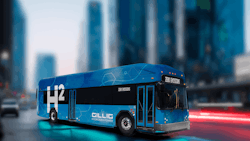 GILLIG has rolled out its new hydrogen fuel cell powered bus. GILLIG has rolled out its new hydrogen fuel cell powered bus.
