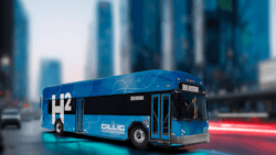 GILLIG has rolled out its new hydrogen fuel cell powered bus.