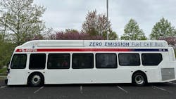 SEPTA zero-emission bus. SEPTA zero-emission bus.