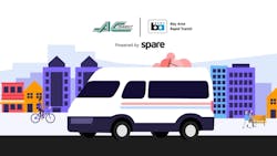 Spare, AC Transit and BART have partnered up to modernize paratransit services across the Bay Area. Spare, AC Transit and BART have partnered up to modernize paratransit services across the Bay Area.