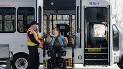 Rockford Mass Transit District has begun putting into service 14 new paratransit vehicles. Rockford Mass Transit District has begun putting into service 14 new paratransit vehicles.