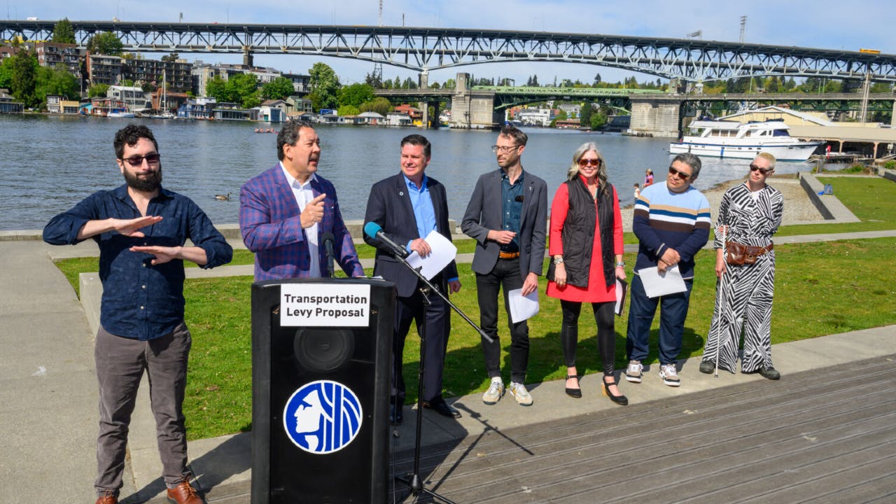Seattle Mayor Bruce Harrell has unveiled an eight-year, $1.45 billion levy proposal to fund transportation safety and maintenance in Seattle.