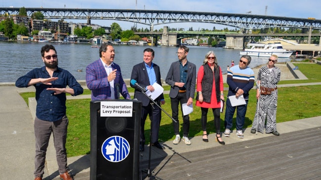 Seattle Mayor Bruce Harrell has unveiled an eight-year, $1.45 billion levy proposal to fund transportation safety and maintenance in Seattle.