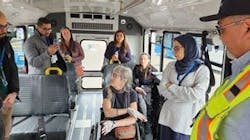 Lane Transit District hosted a learning event for a delegation from Bahrain. Lane Transit District hosted a learning event for a delegation from Bahrain.