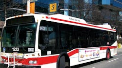 TTC bus. TTC bus.