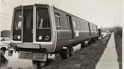 The first 2000-series train was manufactured by Breda in Italy and was shipped to the Port of Baltimore in the early 1980s and assembled in Beech Grove, Ind.