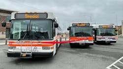 Berkshire Regional Transit Authority buses. Berkshire Regional Transit Authority buses.