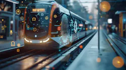 Transportation and technology concept.