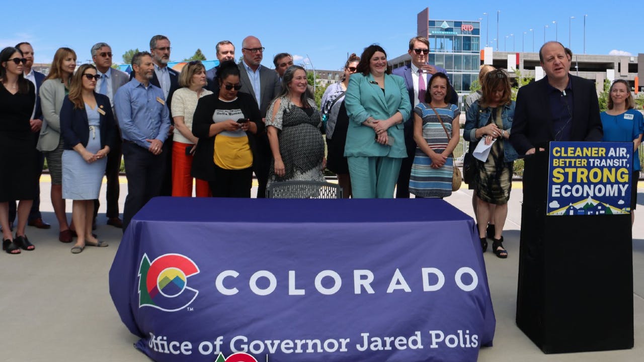 Colorado Gov. Jared Polis has put pen to paper on legislation that protects Colorado&rsquo;s air quality and makes major investments to expand Colorado&rsquo;s transportation network.