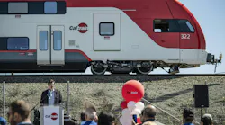 Caltrain had its largest crowd turnout yet to see its new electric trains.
