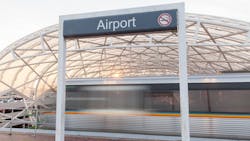 MARTA Airport rail station. MARTA Airport rail station.